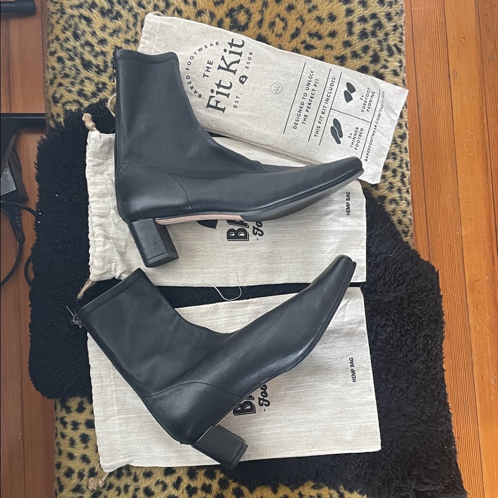 Bared Footwear Hylia Black Ankle Boots